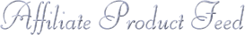 Affiliate product feed