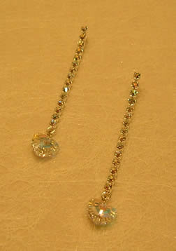 Swarovski Crystal Clear Reflective Heart Pierce Earrings