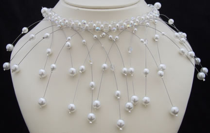 Double Row AB Crystal Necklace