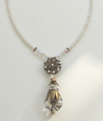 Swarovski Crystal Beaded Necklace Set
