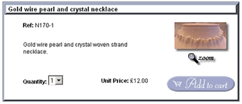How to add Jewellery to your basket