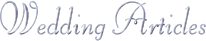 Wedding Articles Wedding Articles