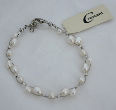 Freshwater Pearl Entwined Bracelet