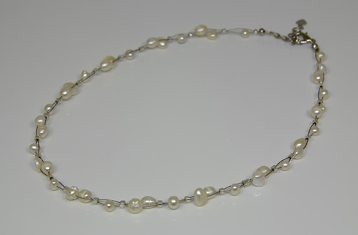Image of Freshwater Pearl Entwined Necklace